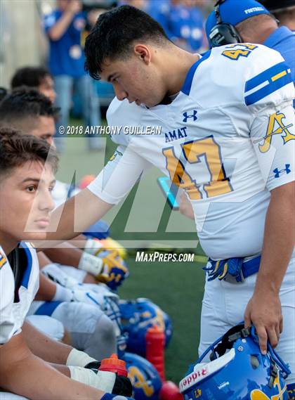 Thumbnail 1 in Mater Dei vs. Bishop Amat photogallery.