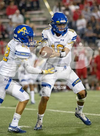 Thumbnail 2 in Mater Dei vs. Bishop Amat photogallery.