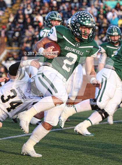 Thumbnail 2 in Greeneville vs. Springfield (TSSAA Division I Class 4A Final) photogallery.