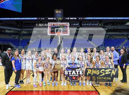 Thumbnail 1 in Decatur vs. La Vega (UIL 4A Basketball Division I Final Medal Ceremony) photogallery.