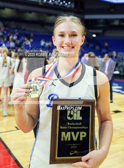 Thumbnail 3 in Decatur vs. La Vega (UIL 4A Basketball Division I Final Medal Ceremony) photogallery.