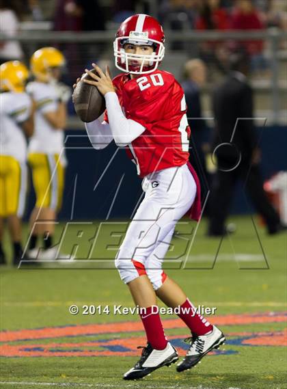 Thumbnail 1 in Garden Grove vs. Rancho Alamitos (CIFSS Southern Division Final) photogallery.