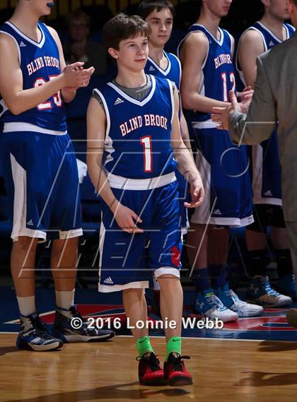 Thumbnail 2 in Blind Brook vs Putnam Valley (Section 1 Class B Semifinal) photogallery.