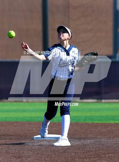 Thumbnail 2 in Liberty Christian vs Glen Rose (Godley High School) photogallery.