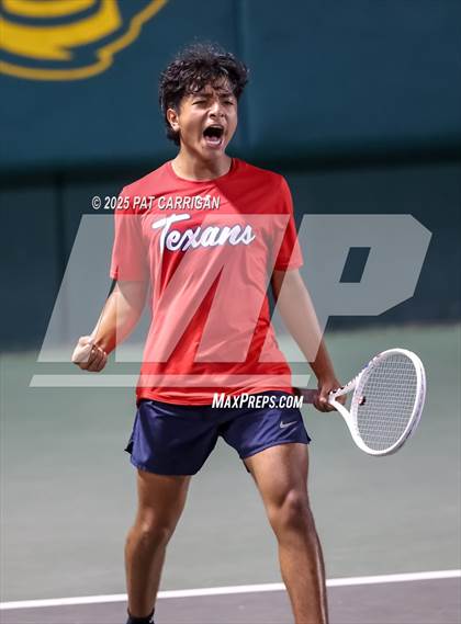 Thumbnail 2 in Wimberley vs Canyon (UIL 4A Tennis Final) photogallery.