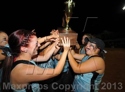 Thumbnail 3 in Estrella Foothills vs. Winslow (AIA D3 Final) photogallery.