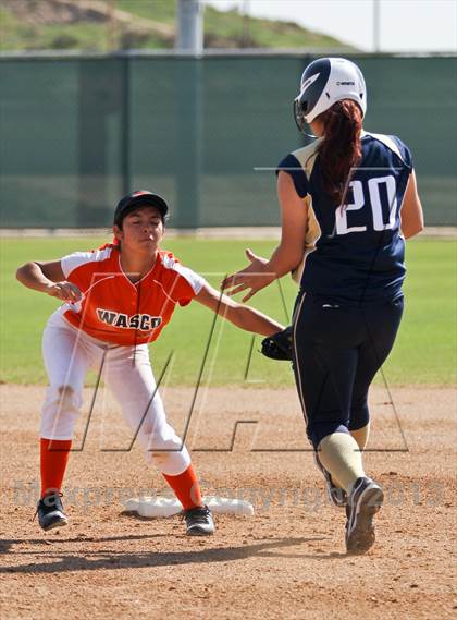 Thumbnail 1 in Wasco vs Delano (Mira Monte Invitational Consolation Final) photogallery.