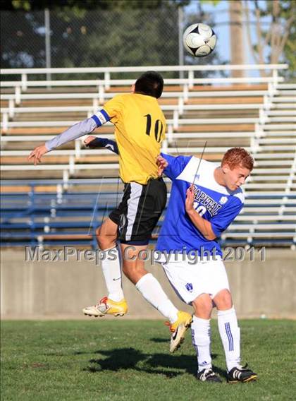 Thumbnail 2 in Hughson @ Capital Christian (CIF SJS Playoffs) photogallery.