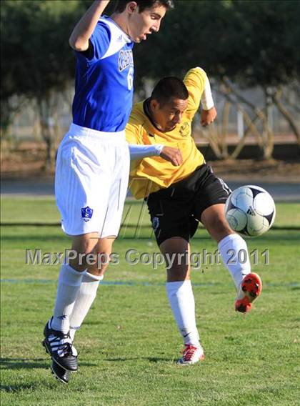 Thumbnail 2 in Hughson @ Capital Christian (CIF SJS Playoffs) photogallery.