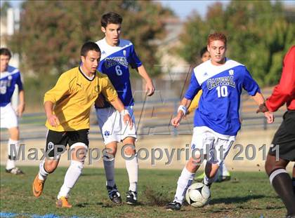 Thumbnail 3 in Hughson @ Capital Christian (CIF SJS Playoffs) photogallery.