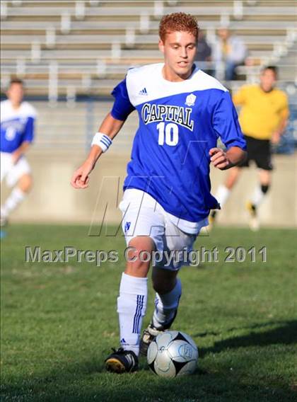 Thumbnail 1 in Hughson @ Capital Christian (CIF SJS Playoffs) photogallery.