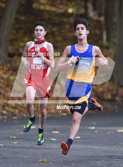 Thumbnail 2 in NSCHSAA Boys Cross Country Championship Nov 1, 2020 (Our Lady of Mercy) photogallery.