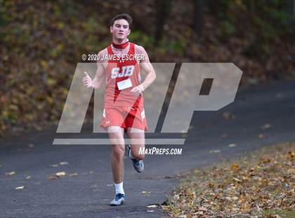 Thumbnail 3 in NSCHSAA Boys Cross Country Championship Nov 1, 2020 (Our Lady of Mercy) photogallery.