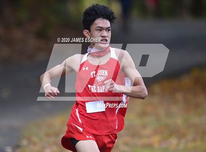 Thumbnail 3 in NSCHSAA Boys Cross Country Championship Nov 1, 2020 (Our Lady of Mercy) photogallery.