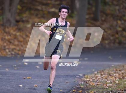 Thumbnail 2 in NSCHSAA Boys Cross Country Championship Nov 1, 2020 (Our Lady of Mercy) photogallery.