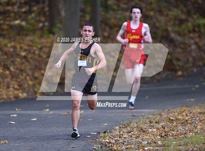 Thumbnail 2 in NSCHSAA Boys Cross Country Championship Nov 1, 2020 (Our Lady of Mercy) photogallery.