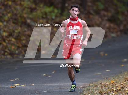Thumbnail 1 in NSCHSAA Boys Cross Country Championship Nov 1, 2020 (Our Lady of Mercy) photogallery.