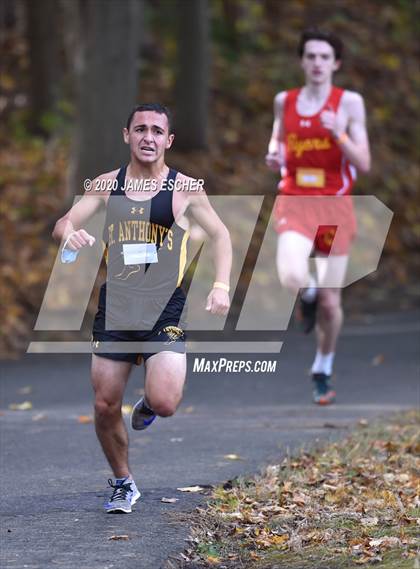 Thumbnail 3 in NSCHSAA Boys Cross Country Championship Nov 1, 2020 (Our Lady of Mercy) photogallery.