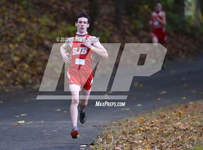 Thumbnail 3 in NSCHSAA Boys Cross Country Championship Nov 1, 2020 (Our Lady of Mercy) photogallery.