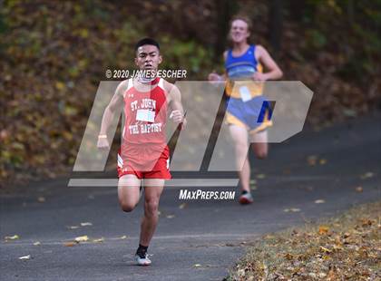 Thumbnail 1 in NSCHSAA Boys Cross Country Championship Nov 1, 2020 (Our Lady of Mercy) photogallery.
