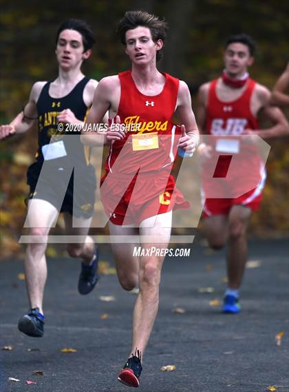 Thumbnail 3 in NSCHSAA Boys Cross Country Championship Nov 1, 2020 (Our Lady of Mercy) photogallery.