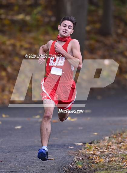 Thumbnail 3 in NSCHSAA Boys Cross Country Championship Nov 1, 2020 (Our Lady of Mercy) photogallery.