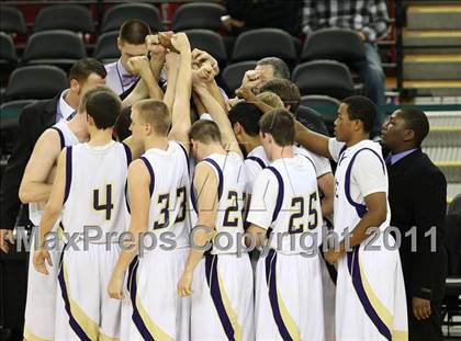 Thumbnail 3 in Vacaville Christian vs. Bradshaw Christian (CIF SJS D5 Final) photogallery.