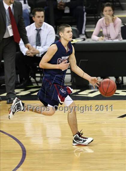 Thumbnail 2 in Vacaville Christian vs. Bradshaw Christian (CIF SJS D5 Final) photogallery.