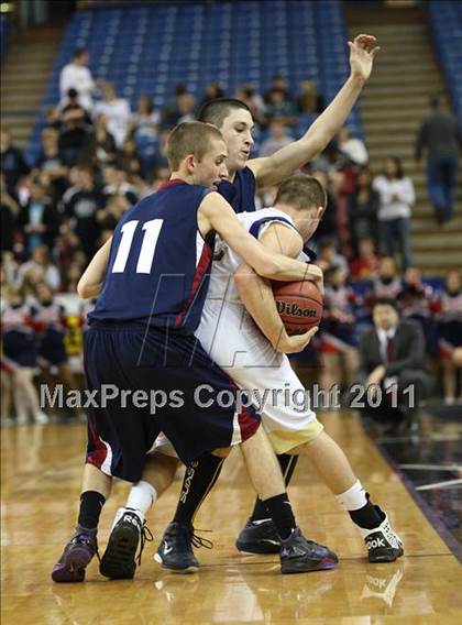 Thumbnail 3 in Vacaville Christian vs. Bradshaw Christian (CIF SJS D5 Final) photogallery.