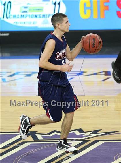 Thumbnail 2 in Vacaville Christian vs. Bradshaw Christian (CIF SJS D5 Final) photogallery.