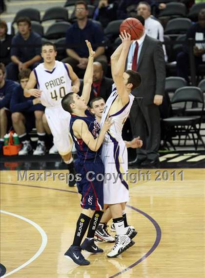 Thumbnail 1 in Vacaville Christian vs. Bradshaw Christian (CIF SJS D5 Final) photogallery.