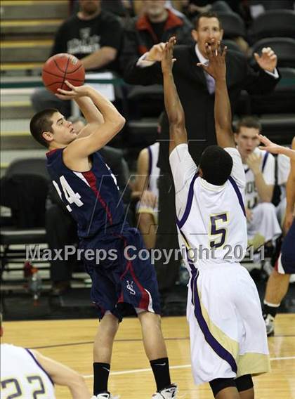 Thumbnail 1 in Vacaville Christian vs. Bradshaw Christian (CIF SJS D5 Final) photogallery.