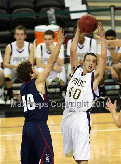 Thumbnail 2 in Vacaville Christian vs. Bradshaw Christian (CIF SJS D5 Final) photogallery.