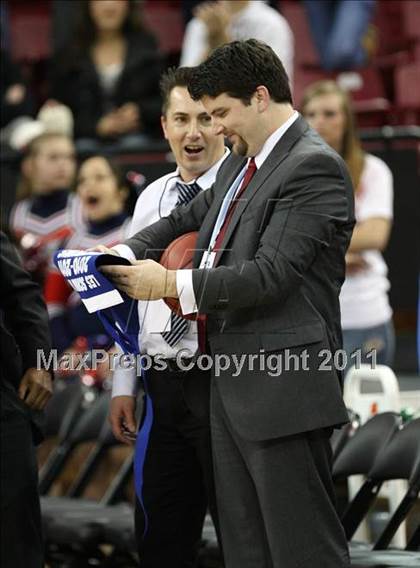 Thumbnail 3 in Vacaville Christian vs. Bradshaw Christian (CIF SJS D5 Final) photogallery.