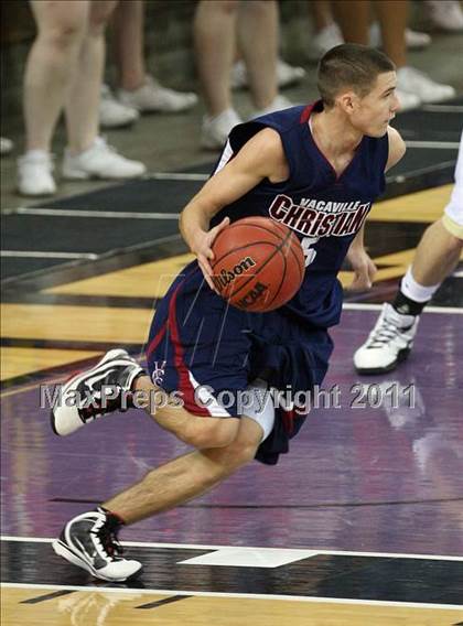 Thumbnail 3 in Vacaville Christian vs. Bradshaw Christian (CIF SJS D5 Final) photogallery.