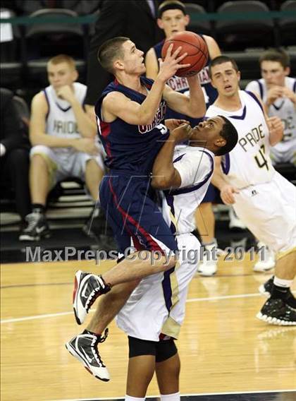 Thumbnail 2 in Vacaville Christian vs. Bradshaw Christian (CIF SJS D5 Final) photogallery.