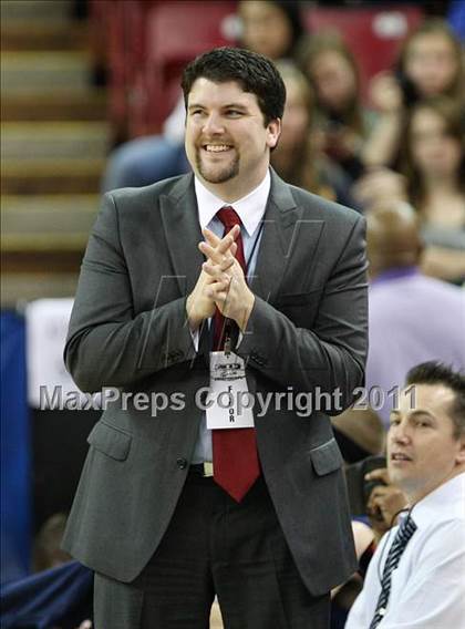 Thumbnail 3 in Vacaville Christian vs. Bradshaw Christian (CIF SJS D5 Final) photogallery.