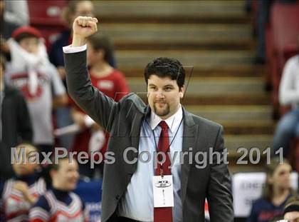 Thumbnail 3 in Vacaville Christian vs. Bradshaw Christian (CIF SJS D5 Final) photogallery.