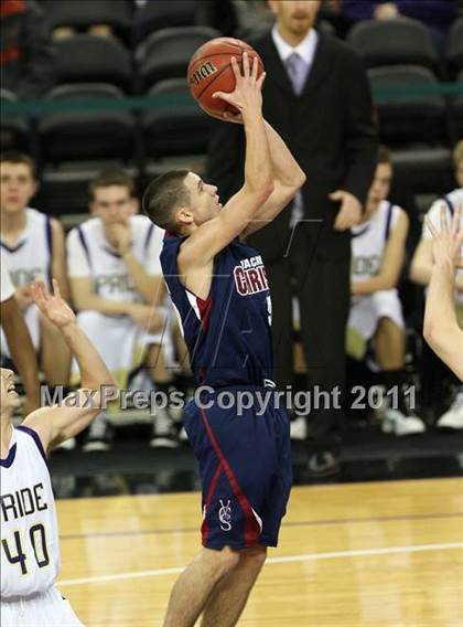 Thumbnail 2 in Vacaville Christian vs. Bradshaw Christian (CIF SJS D5 Final) photogallery.