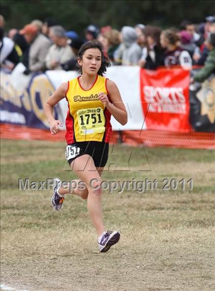Thumbnail 3 in CIF State Cross Country Championships (D4 Girls) photogallery.