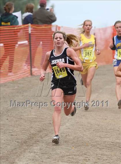 Thumbnail 1 in CIF State Cross Country Championships (D4 Girls) photogallery.