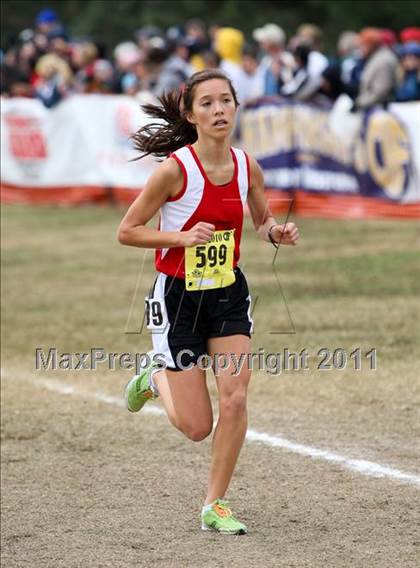 Thumbnail 2 in CIF State Cross Country Championships (D4 Girls) photogallery.