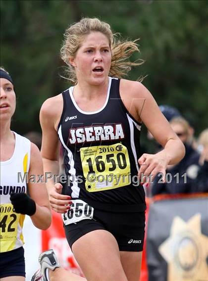 Thumbnail 2 in CIF State Cross Country Championships (D4 Girls) photogallery.