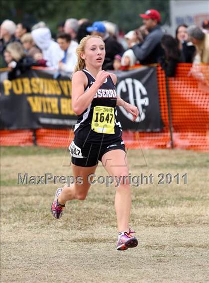 Thumbnail 2 in CIF State Cross Country Championships (D4 Girls) photogallery.