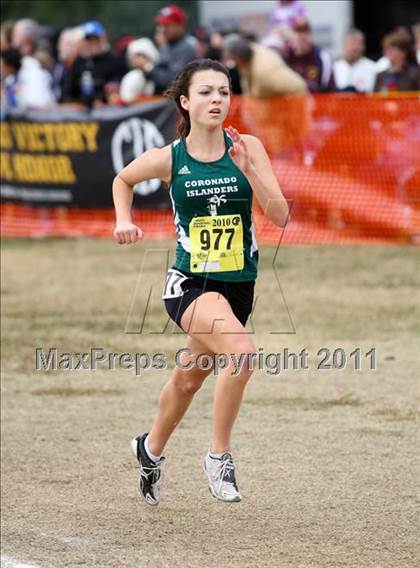 Thumbnail 2 in CIF State Cross Country Championships (D4 Girls) photogallery.
