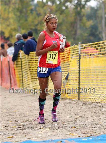 Thumbnail 1 in CIF State Cross Country Championships (D4 Girls) photogallery.