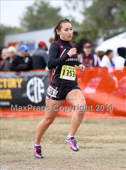 Thumbnail 1 in CIF State Cross Country Championships (D4 Girls) photogallery.