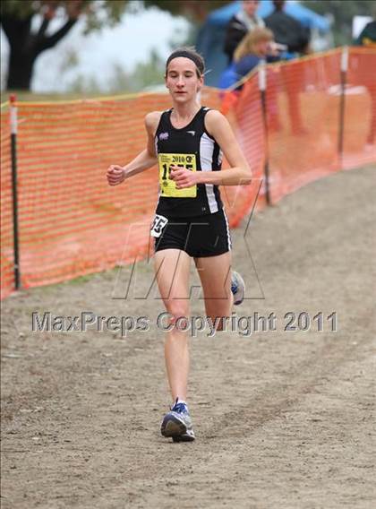 Thumbnail 3 in CIF State Cross Country Championships (D4 Girls) photogallery.