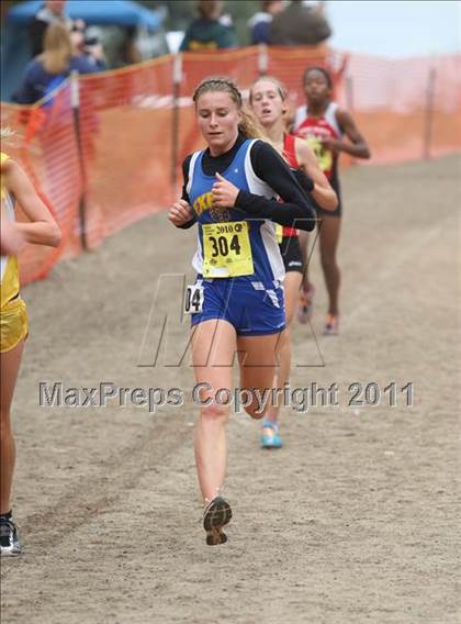 Thumbnail 2 in CIF State Cross Country Championships (D4 Girls) photogallery.