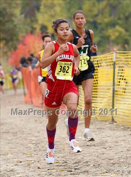 Thumbnail 1 in CIF State Cross Country Championships (D4 Girls) photogallery.
